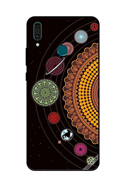 Covernex غطاء حماية لهاتف هواوي Y9 2019 - أشكال ماندالا الفضائية