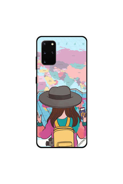 Covernex غطاء حماية لهاتف Samsung Galaxy S20 Plus مع صورة خريطة السفر