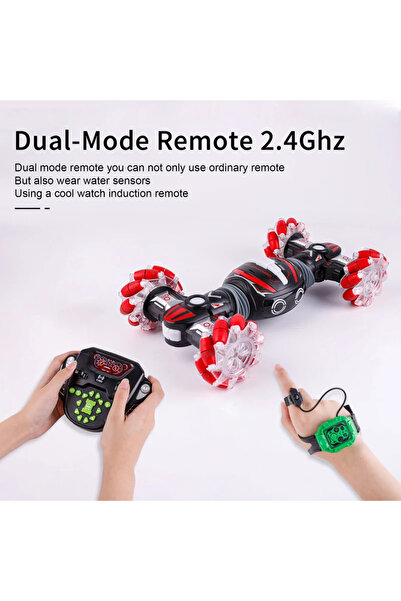 rexa Remote Control Stunt Car with Light-Up Wheels | High-Speed RC Racer