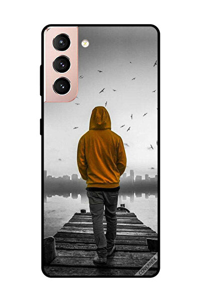 Covernex غطاء حماية لهاتف سامسونج جالاكسي S21 - فتى حزين يمشي