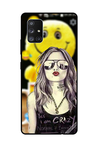 Covernex غطاء حماية لهاتف سامسونج جالكسي A71 نعم أنا مجنون، العادي ممل