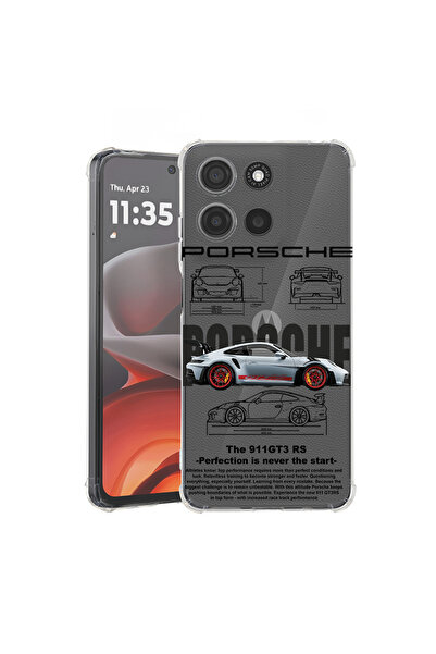 bestcase ® Удароустойчив калъф за Motorola Edge 50 Neo, Porsche, 1913371 AS 1883