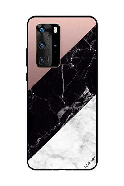 Covernex Protective Case Cover For Huawei P40 Pro White Black Marble Top Is P...