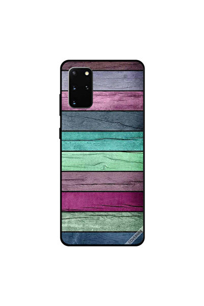 Covernex غطاء حماية لهاتف سامسونج جالكسي S20 بلس بنمط خشبي داكن ملون