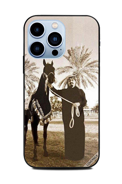 Covernex غطاء حماية لهاتف آيفون 13 برو من آبل صورة قديمة شهيرة للملك سعود