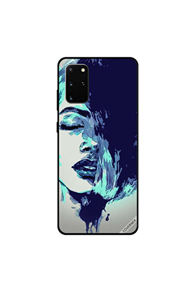 Covernex غطاء حماية لهاتف سامسونج جالاكسي S20 بلس، فتاة في رسم فني