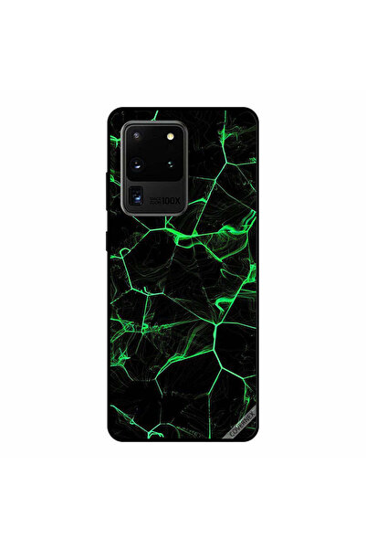 Covernex غطاء حماية لهاتف سامسونج جالكسي S20 ألترا بنقشة موجات خضراء