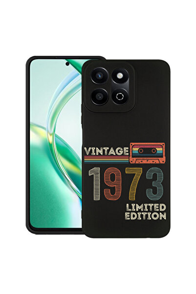 bestcase ® Husa Slim Silicon pentru Honor 200 Smart, 1973 - Vintage Tape, 192...
