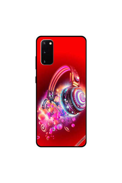 Covernex غطاء حماية لهاتف سامسونج جالكسي S20 بتصميم سماعة رأس ورمي كرات