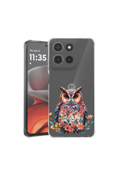 bestcase Carcasă antișoc pentru Motorola Edge 60 Pro cu design OWL, 2052054 A...