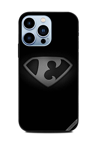 Covernex غطاء حماية لهاتف Apple iPhone 13 Pro الأبجدية أبيض وأسود E