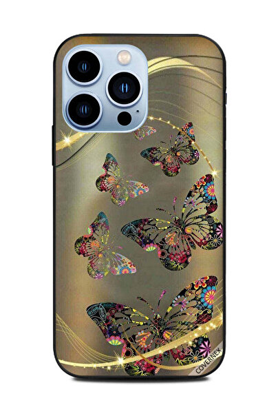 Covernex غطاء حماية لهاتف Apple iPhone 13 Pro بإضاءة فراشات ملونة