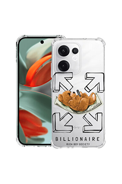 bestcase Carcasă antișoc Husa compatibilă cu Oppo Reno15 Pro, Billionaire Bear