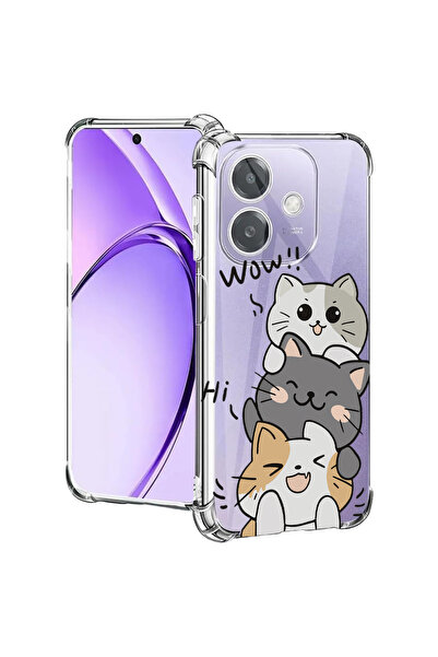 bestcase ® Αντικραδασμική θήκη για OPPO A40 / A40M, Cat Wow, 1946018 AS 1855