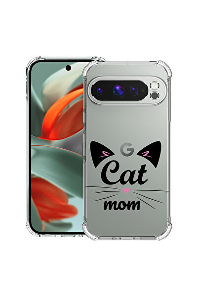 bestcase ® Carcasă antișoc pentru Google Pixel 9 Pro XL, Mamă pisică, 1946015...