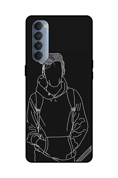 Covernex غطاء حماية لهاتف Oppo Reno 4 Pro رسم جاكت بوي