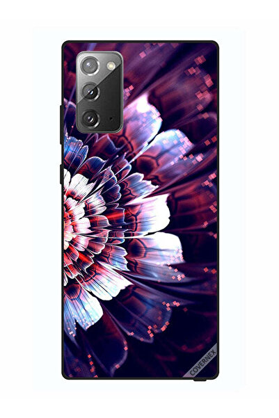 Covernex غطاء حماية لهاتف سامسونج جالكسي نوت 20 مع زهرة كبيرة منعكسة على الجانب الأيسر