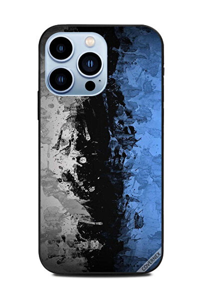 Covernex غطاء حماية لجهاز Apple iPhone 13 Pro بنمط طلاء رمادي أسود أزرق