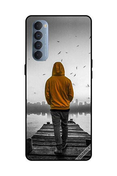 Covernex غطاء حماية لهاتف Oppo Reno 4 Pro - فتى حزين يمشي