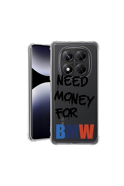 bestcase ® Anit Shock Case For Xiaomi Redmi Note 14 Pro 4G, Need Money For BMW, 1997764 AS 1871