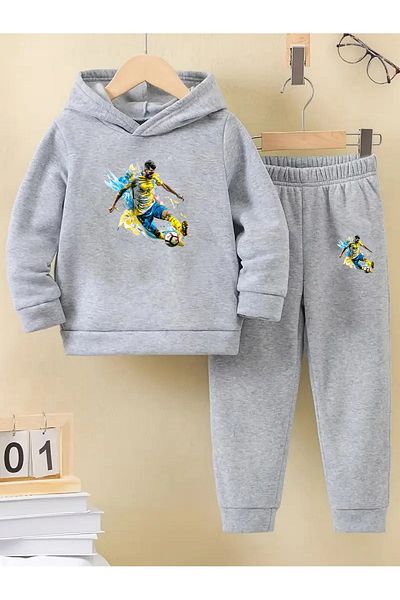 makiteks Χειμερινή φόρμα για αγόρια 5 6 7 8 9 10 11 12 Ηλικίες Ποδόσφαιρο