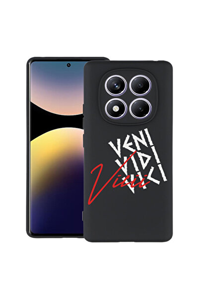 bestcase ® Husa Slim Silicon pentru Xiaomi Redmi Note 14 Pro 4G, Veni Vidi Vici, 1997856 B 1891
