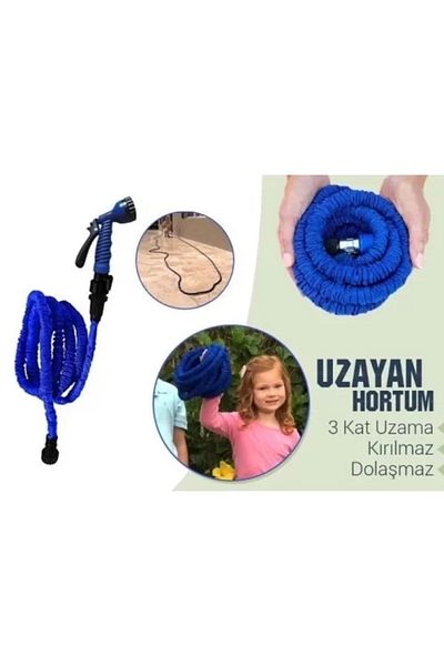 SAVA HOME COLLECTİON Extending Garden Watering Vehicle Washing Hose 30 Meters