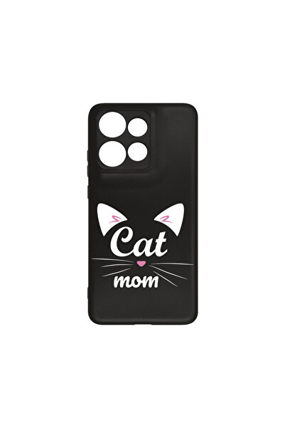 bestcase ® Husa Slim Silicon pentru Motorola Edge 50 Neo, Cat Mom, 1908269 B ...