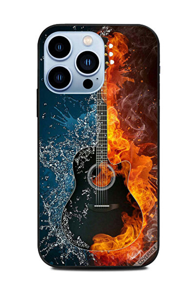 Covernex غطاء حماية لهاتف Apple iPhone 13 Pro Fire Ice Guitar