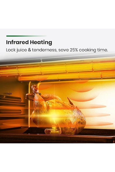 DLC DLC 45L 1800W Electric Oven, 2-Year Warranty