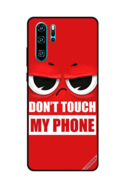 Covernex غطاء حماية لهاتف هواوي بي 30 برو - لا تلمس هاتفي - أحمر