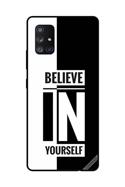 Covernex Protective Case Cover For Samsung Galaxy A71 Beleive In Yourself Bla...