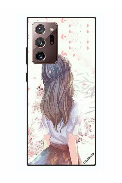Covernex غطاء حماية لهاتف سامسونج جالكسي نوت 20 ألترا، فتاة لطيفة في تفكير عميق