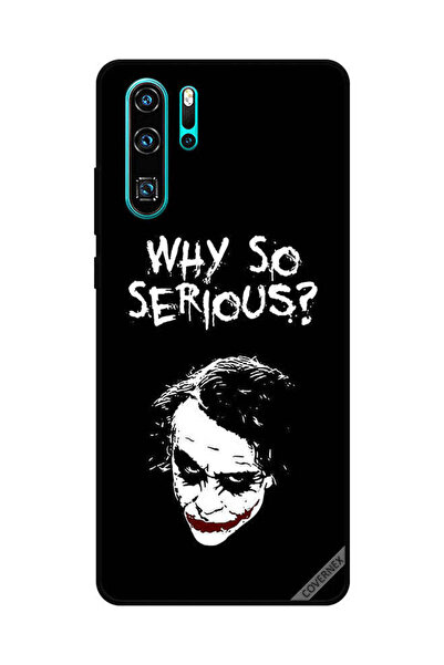 Covernex غطاء حماية لهاتف هواوي P30 Pro لماذا هذا الجدية بالأبيض والأسود