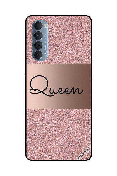 Covernex غطاء حماية لهاتف Oppo Reno 4 Pro Queen Glitters Bg