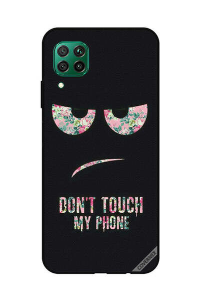 Covernex غطاء حماية لهاتف هواوي نوفا 7i / P40 لايت - لا تلمس هاتفي - زهري