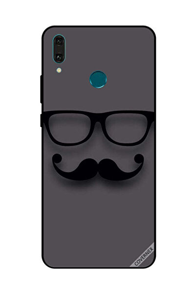 Covernex غطاء حماية لهاتف هواوي Y9 2019 أسود زجاجي وشارب