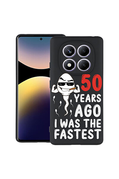 bestcase ® Husa Slim Silicon για Xiaomi Redmi Note 14 Pro 5G, 50 χρόνια πριν,...