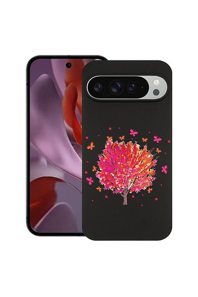 bestcase ® Slim Silicon Case For Google Pixel 10 / Pixel 10 Pro, Butterflies Tree, 2030992 B 1846