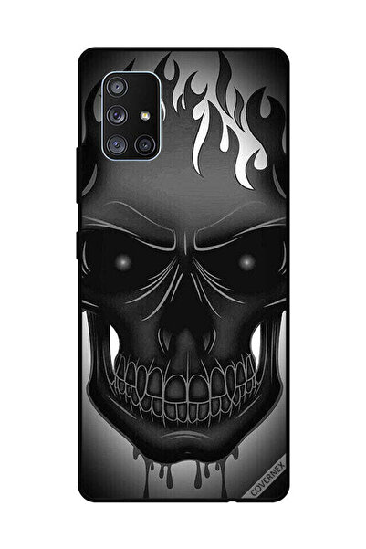 Covernex غطاء حماية لهاتف سامسونج جالاكسي A71 - فن الجمجمة