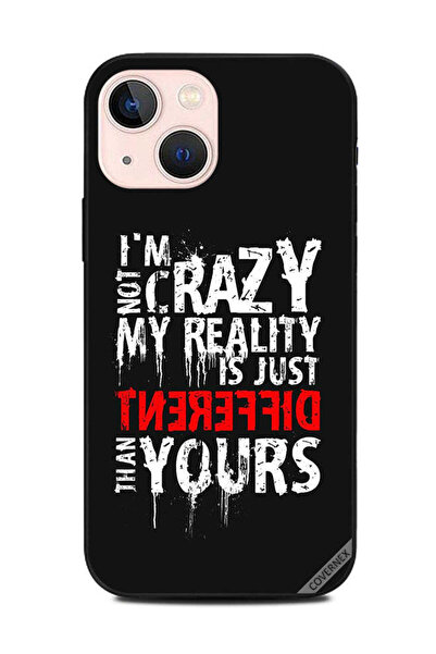 Covernex غطاء حماية لهاتف Apple iPhone 13 Mini أنا لست مجنونًا واقعي