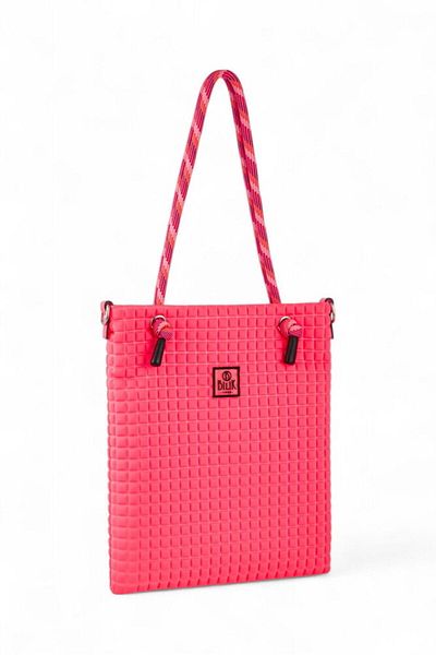 Bilik Deri Scuba Pink Women's Shoulder Bag Barbie