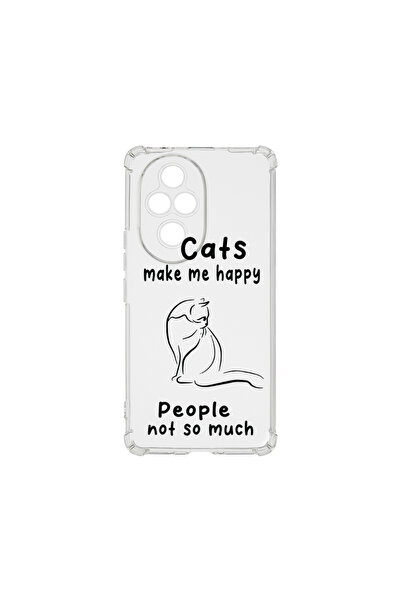 bestcase ® Carcasă antișoc pentru Honor 200 Pro, Pisici și oameni, 1805837 AS...