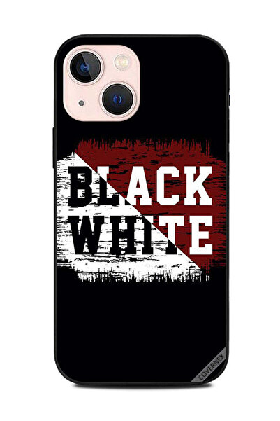 Covernex غطاء حماية لهاتف أبل آيفون 13 ميني أسود وأبيض