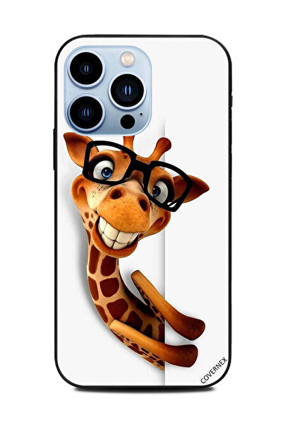 Covernex غطاء حماية لجهاز Apple iPhone 13 Pro على شكل زرافة لطيفة