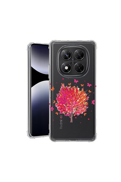 bestcase ® Anit Shock Case For Xiaomi Redmi Note 14 Pro 4G, Butterflies Tree, 1997764 AS 1846