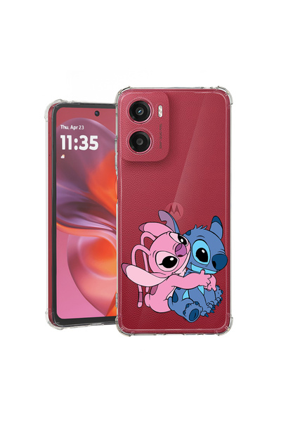 bestcase Carcasă antișoc pentru Motorola Moto G06, model Angel Hugging Stitch...