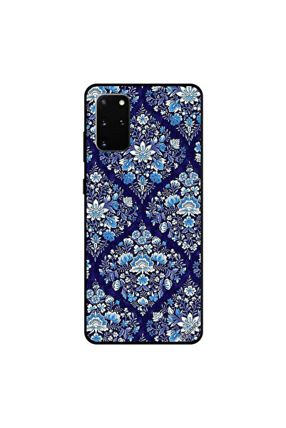 Covernex غطاء حماية لهاتف سامسونج جالكسي S20 بلس بنقشة زهور زرقاء