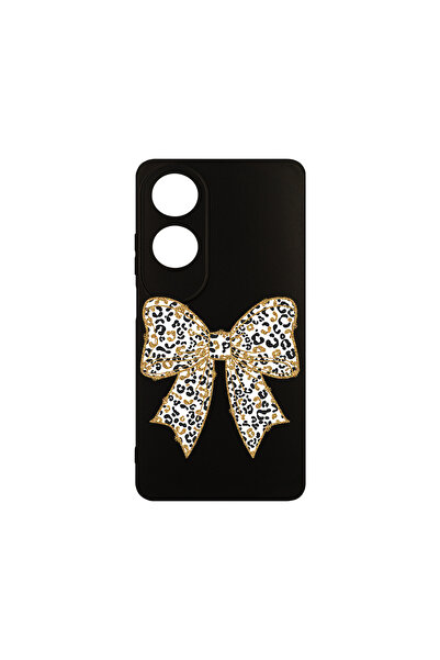 bestcase ® Husa Slim Silicon pentru OPPO A38 / A18, Leopard Bow, 1714545 B 1873
