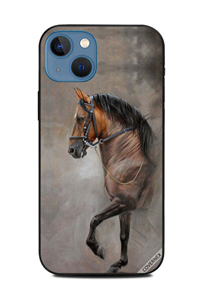 Covernex غطاء حماية لهاتف Apple iPhone 13 صورة حصان عتيقة